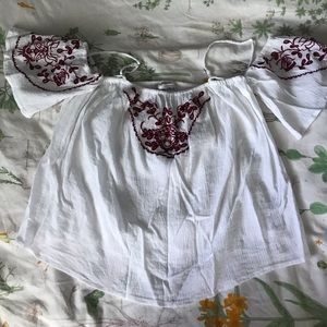 Abercrombie and Fitch loose fit crop top.